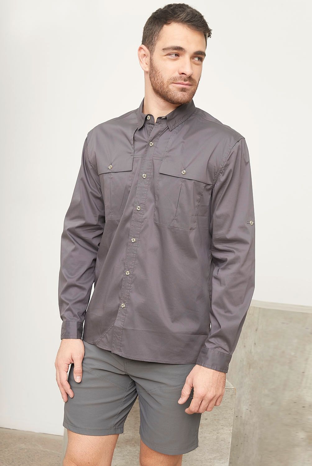 MOUNTAIN GEAR - Camisa Outdoor Manga Larga Hombre Mountain Gear