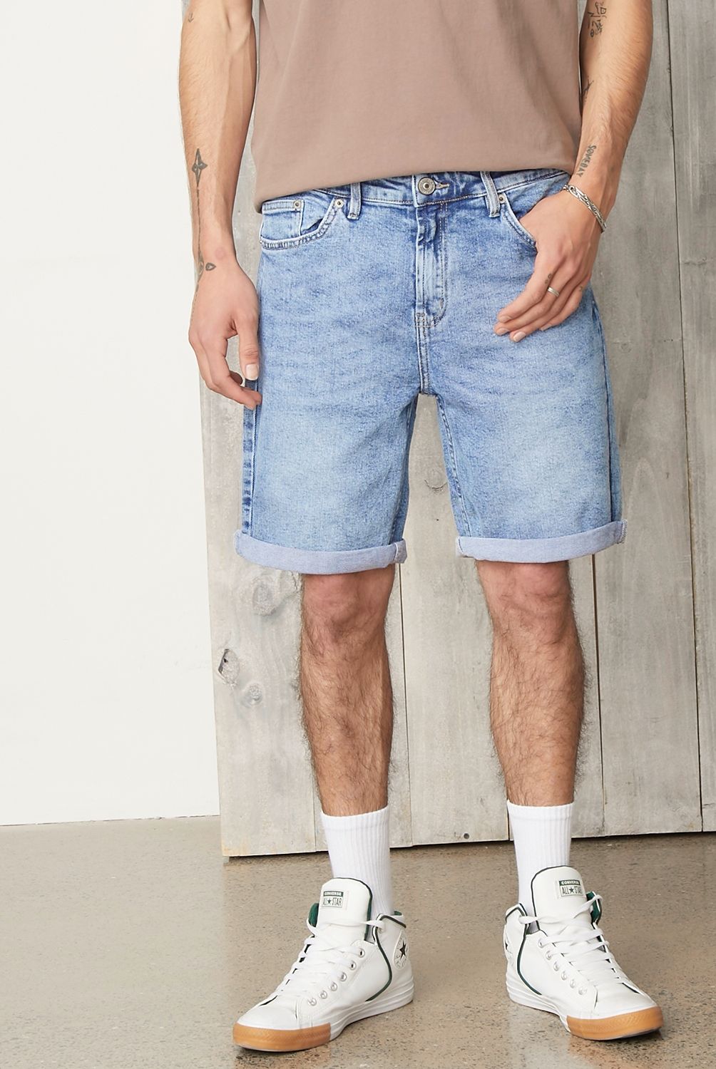 AMERICANINO - Short Bermuda Denim Algodón Hombre Americanino