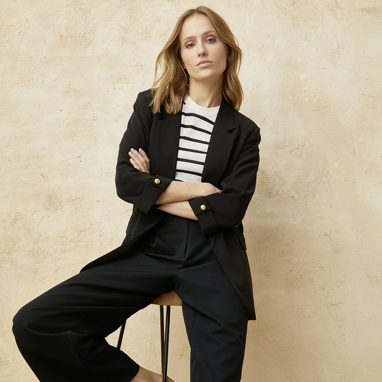 Blazer Recto Mujer