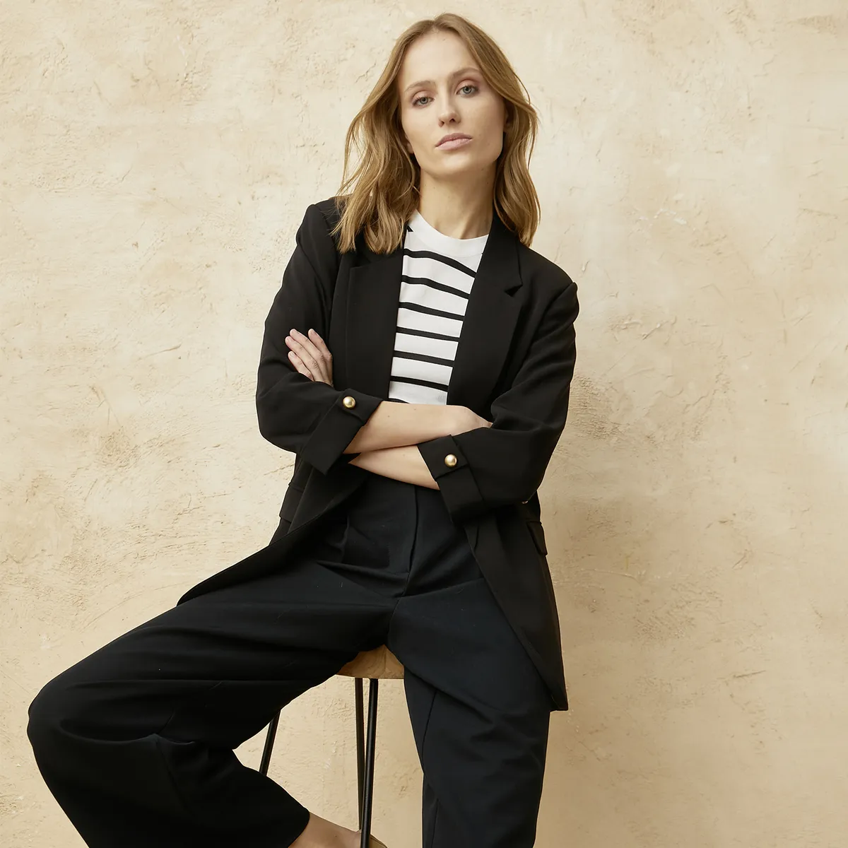 BASEMENT - Blazer Recto Mujer Basement