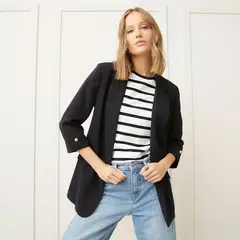 BASEMENT - Blazer Long Fit Mujer