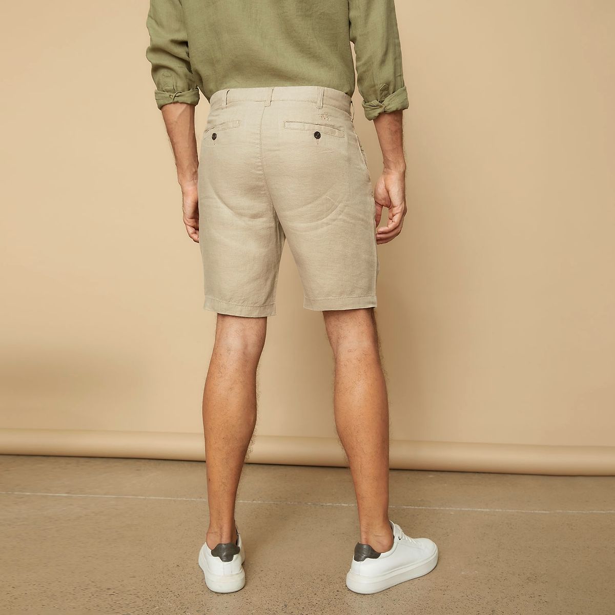 LA MARTINA - Bermuda Lino Regular Fit Hombre La Martina