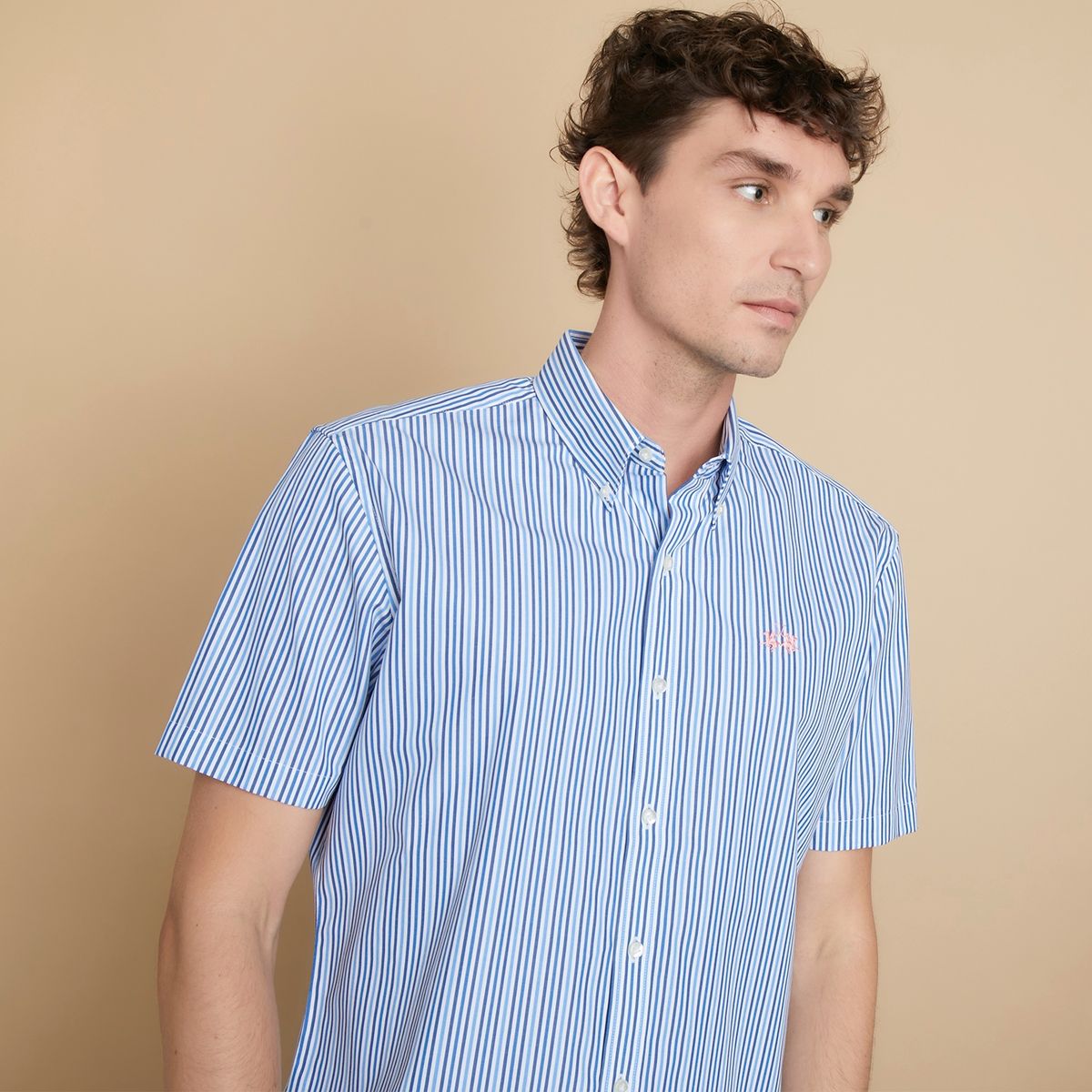 LA MARTINA - Camisa Manga Corta Regular Fit Hombre La Martina