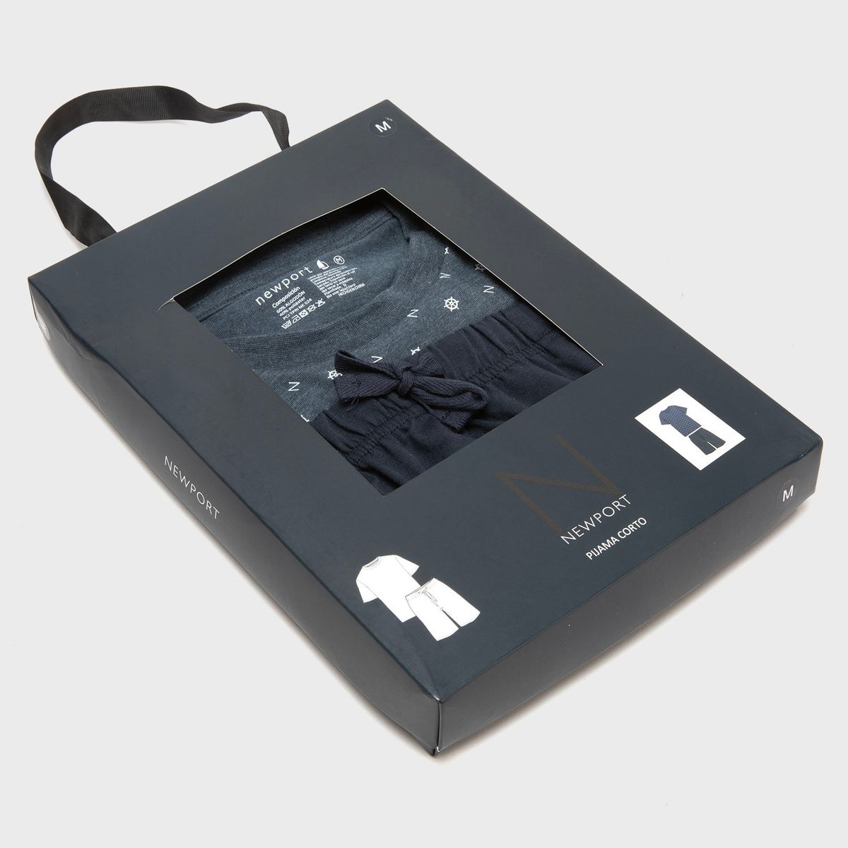 NEWPORT - Pijama Corto Algodón Hombre Newport