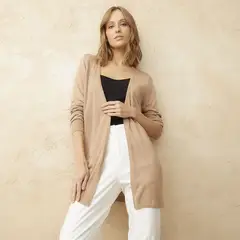 BASEMENT - Sweater Manga Larga Mujer Viscosa Diseño Liso