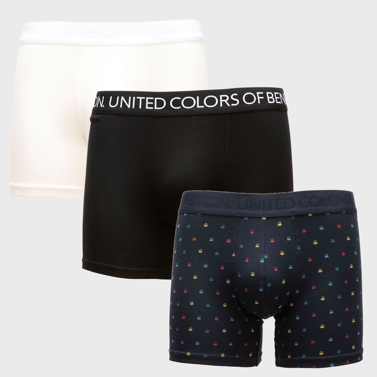 BENETTON - Pack 3 Boxers Algodón Hombre Benetton