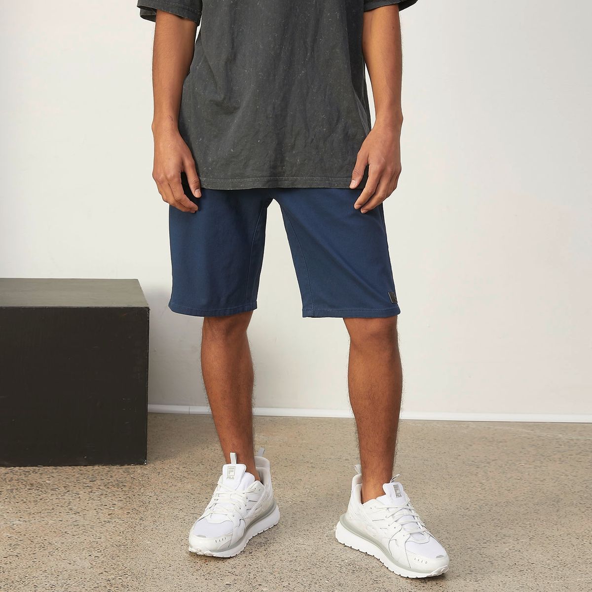 ECKO - Short Bermuda Básico Algodón Hombre Ecko