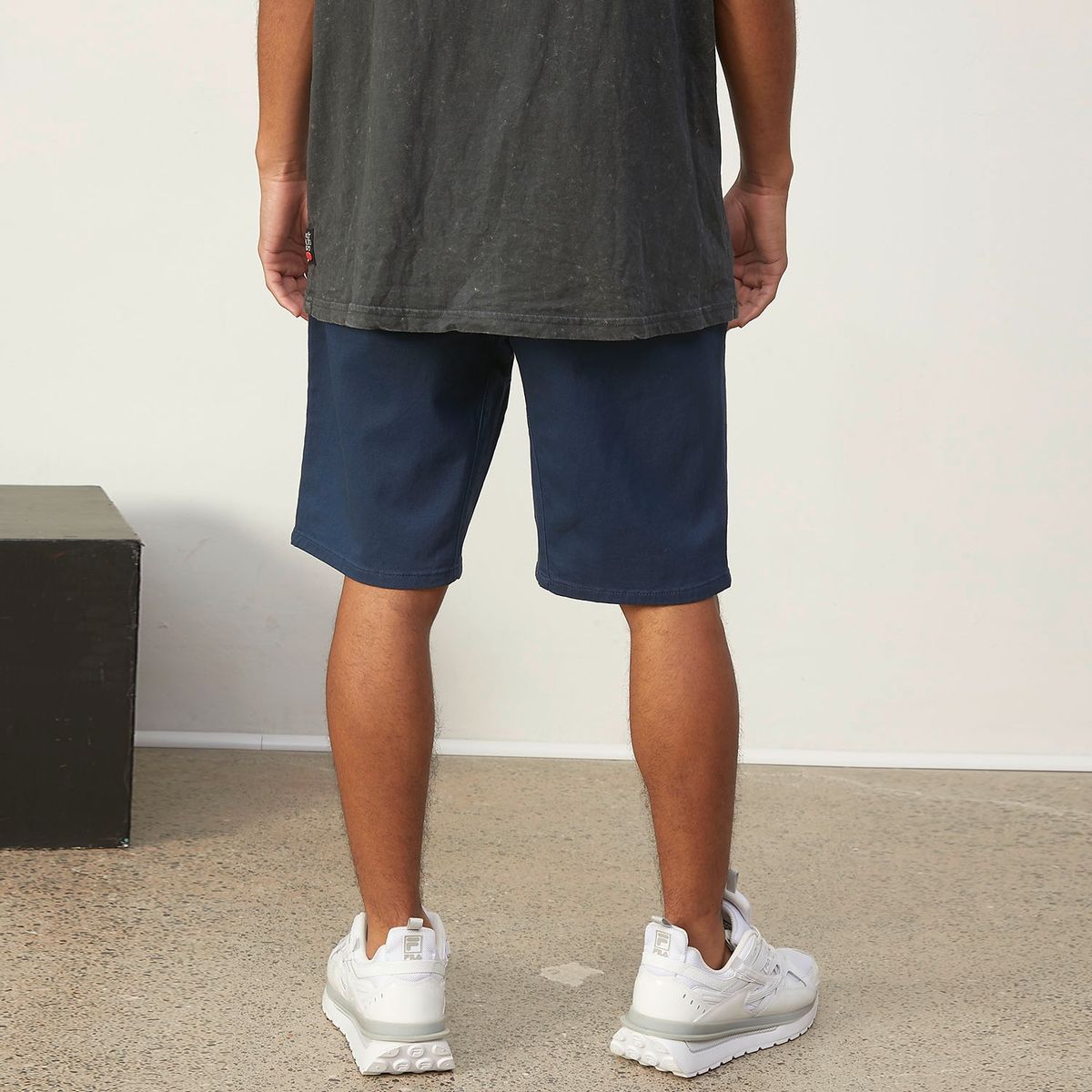 ECKO - Short Bermuda Básico Algodón Hombre Ecko