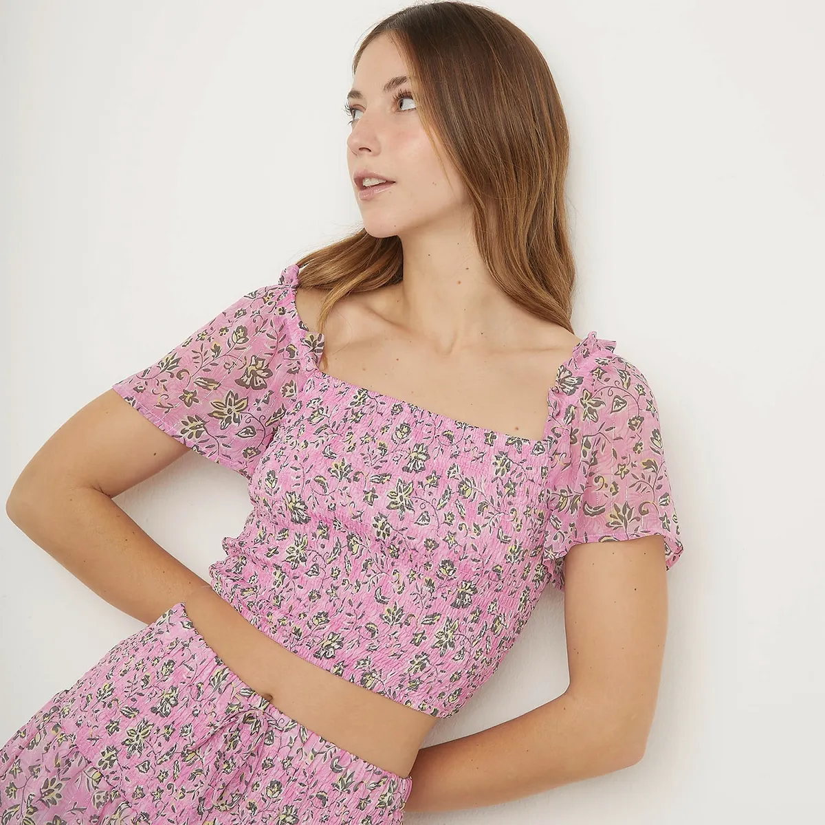 SYBILLA - Blusa Manga Corta Mujer Sybilla