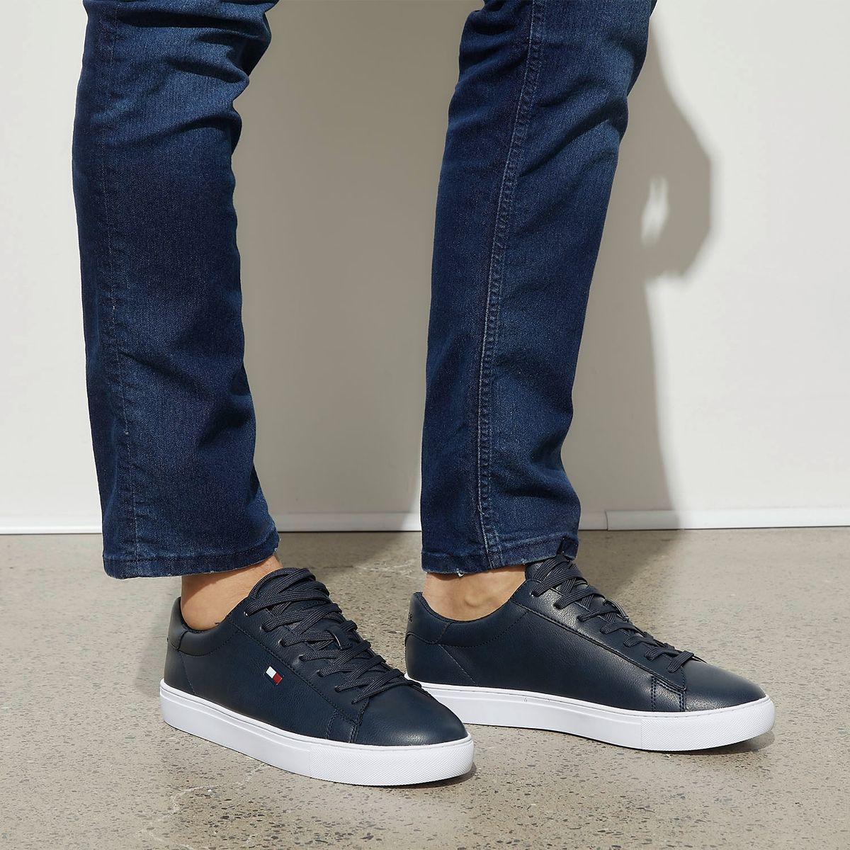 TOMMY HILFIGER - Zapatilla Urbana Hombre Azul Tommy Hilfiger