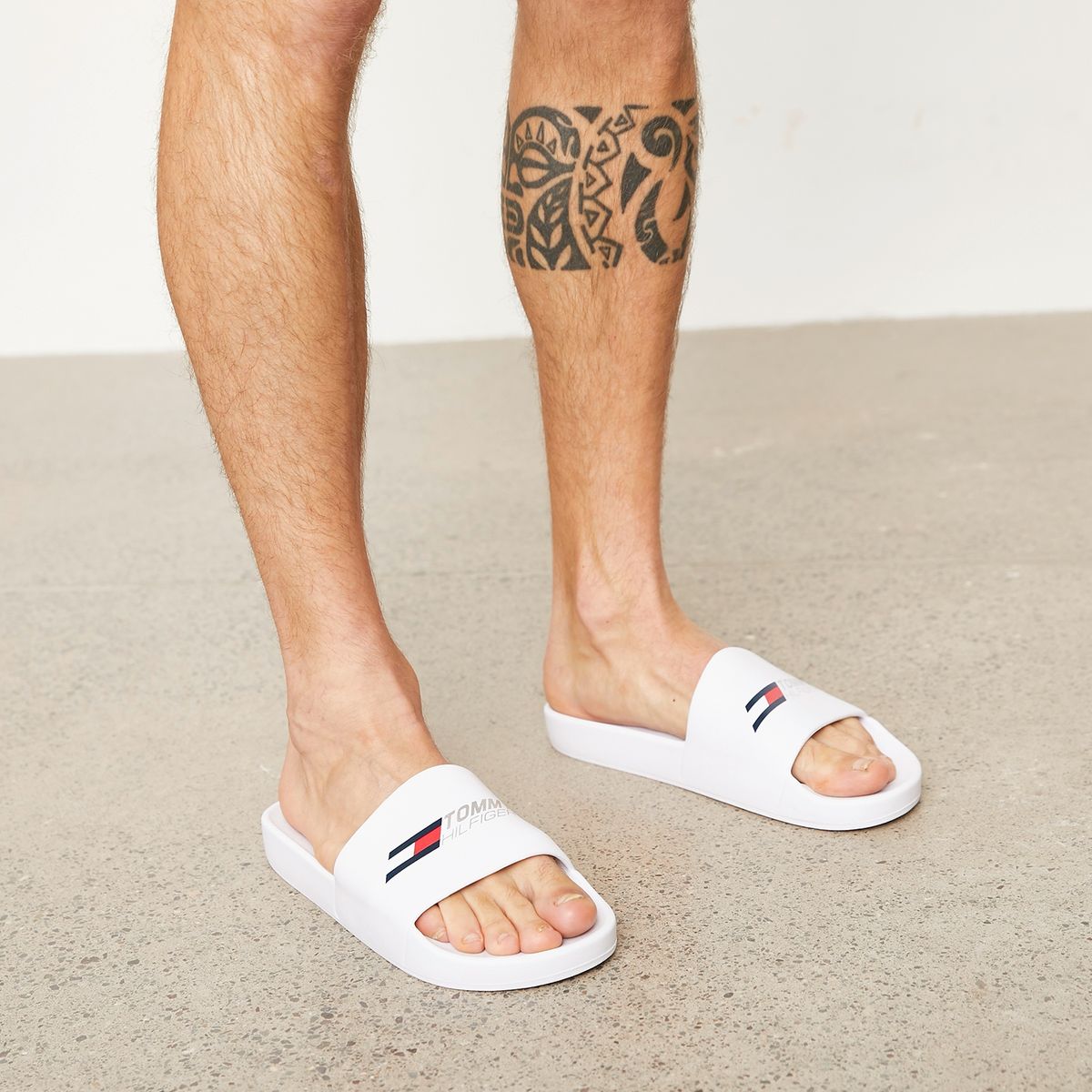 TOMMY HILFIGER - Sandalia Hombre Blanco Tommy Hilfiger