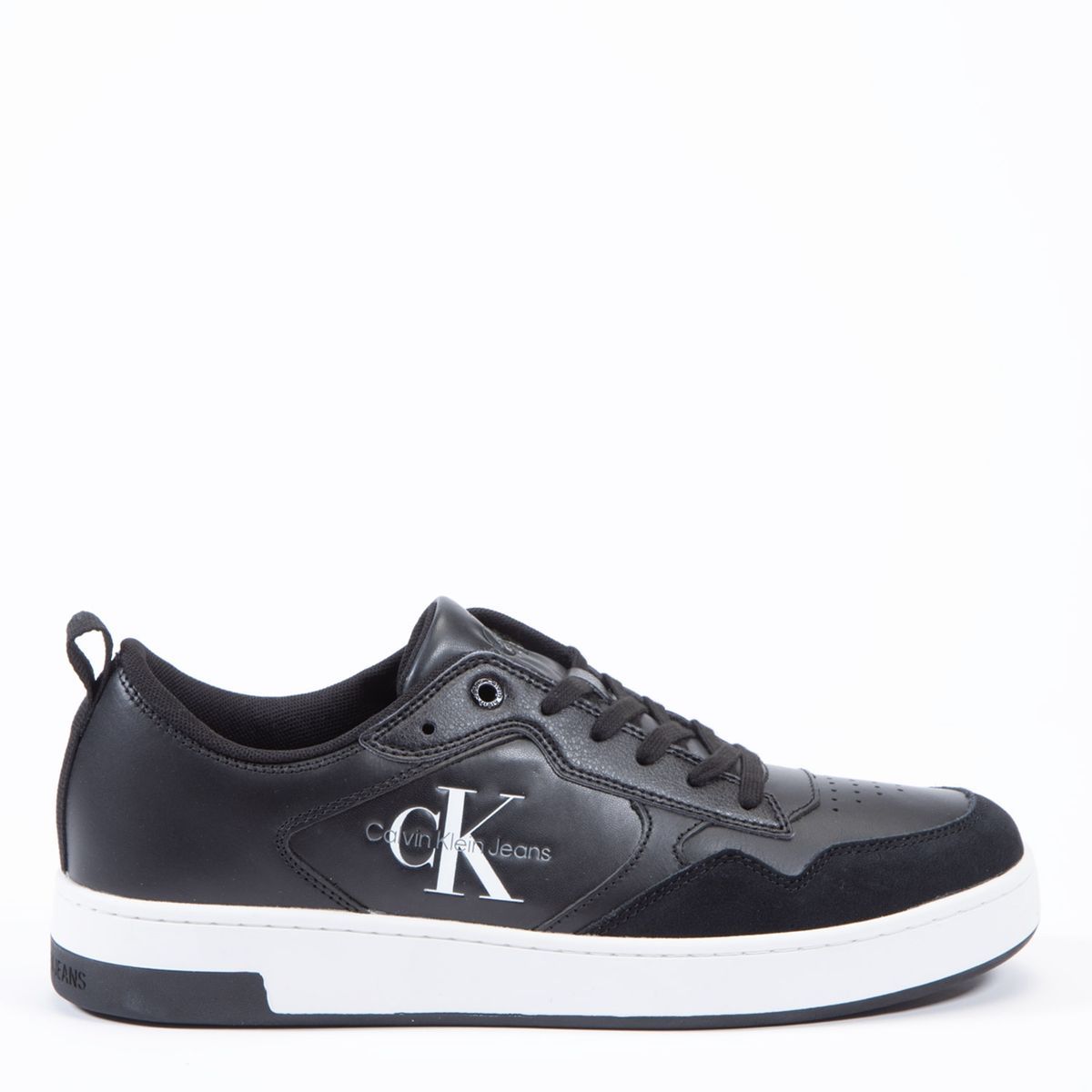 CALVIN KLEIN - Zapatilla Urbana Hombre Cuero Negro Calvin Klein