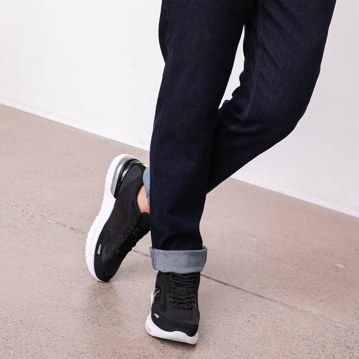 CALVIN KLEIN - Zapatilla Urbana Hombre Negro Calvin Klein