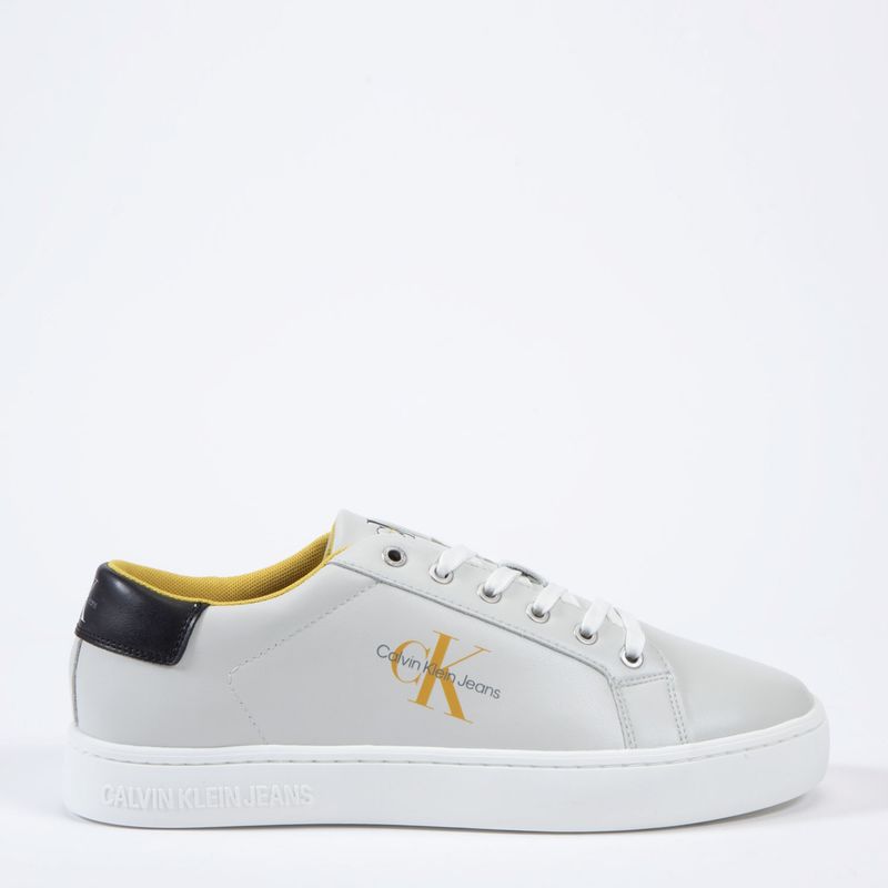 CALVIN KLEIN - Zapatilla Urbana Hombre Cuero Amarillo Calvin Klein