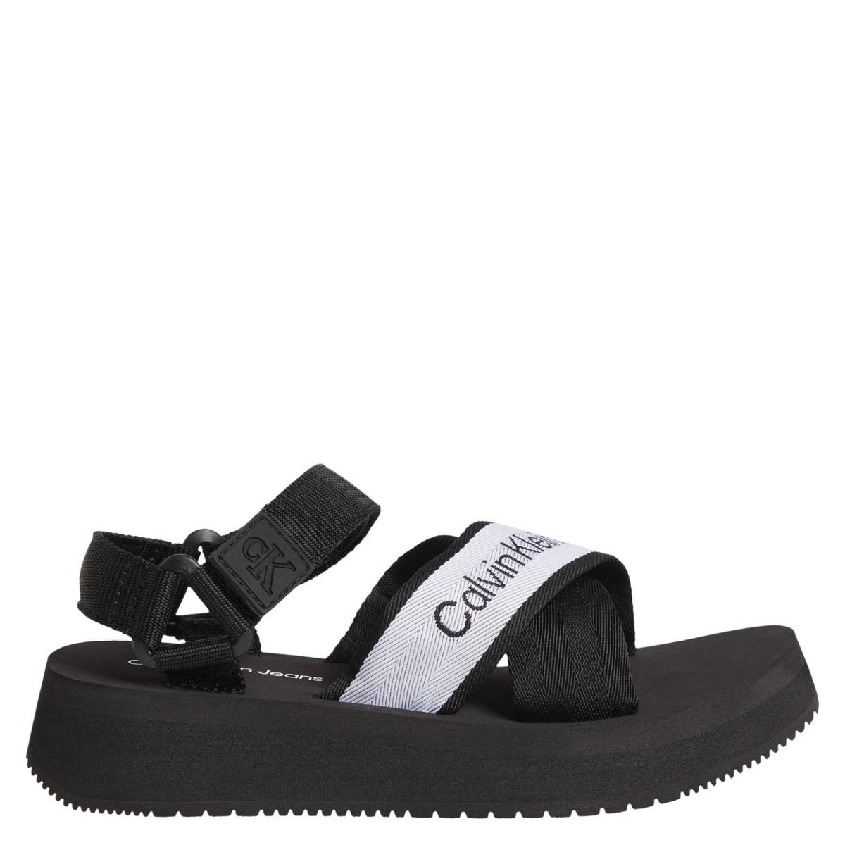 CALVIN KLEIN - Sandalia Mujer Negro Calvin Klein