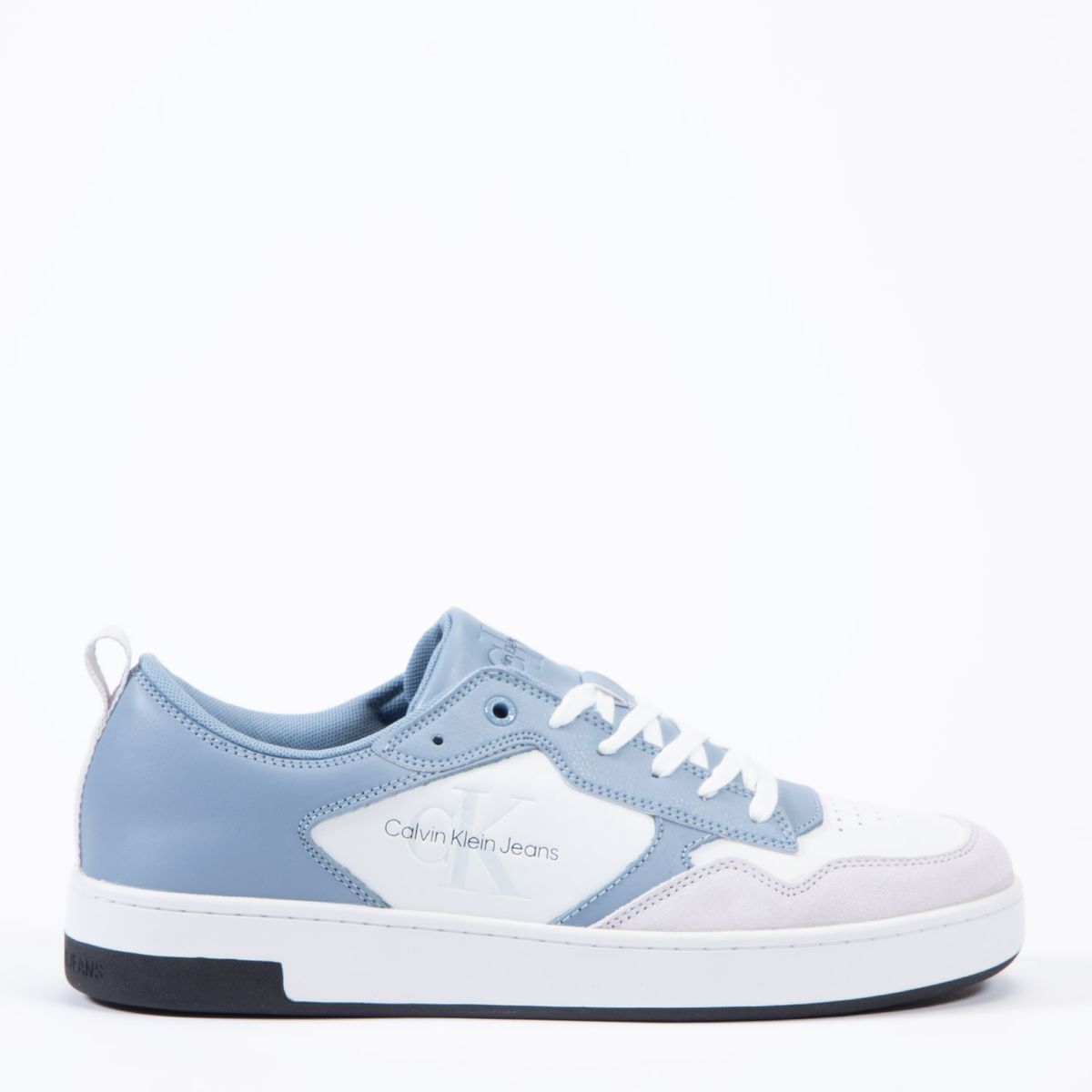 CALVIN KLEIN - Zapatilla Urbana Hombre Cuero Azul Calvin Klein