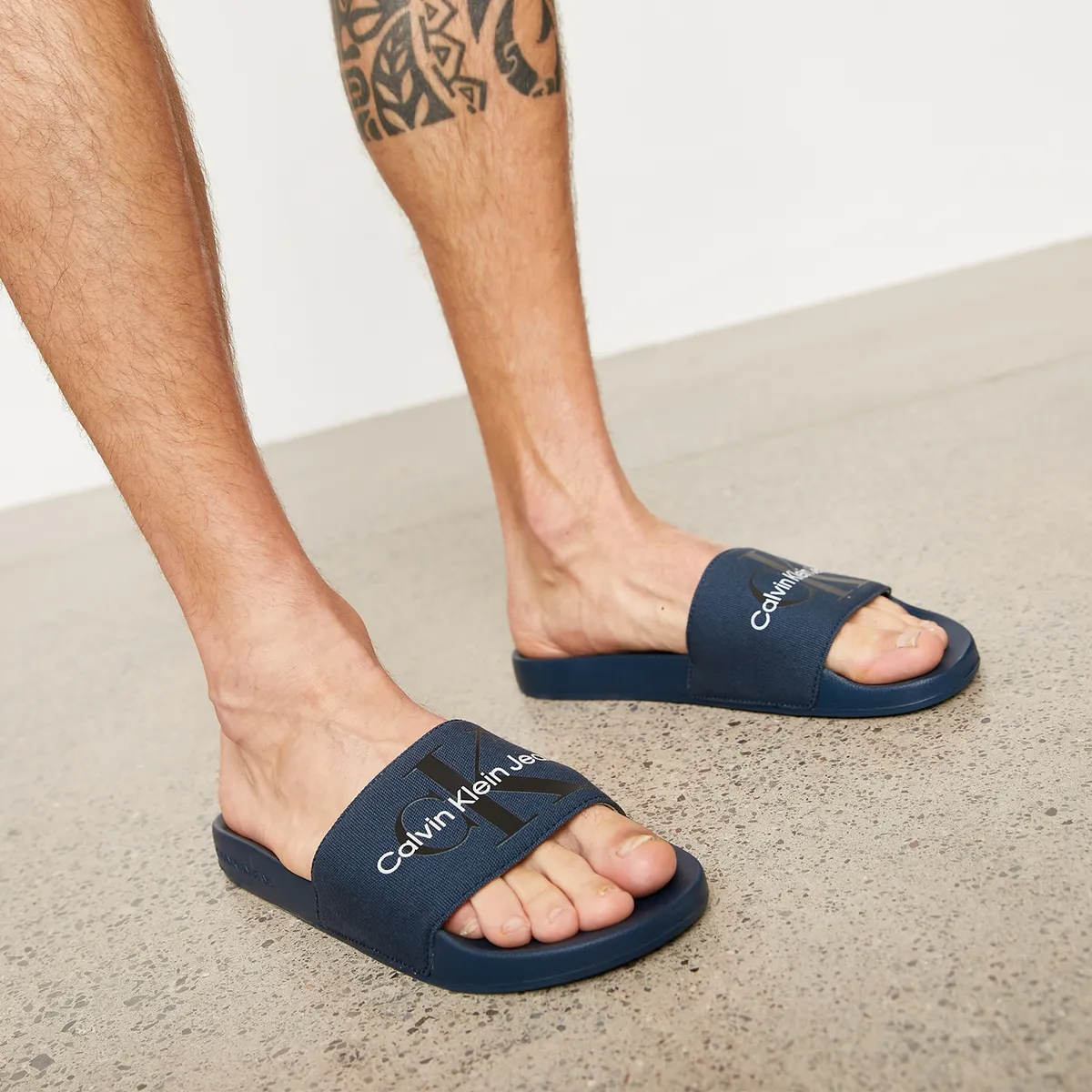 CALVIN KLEIN - Sandalia Hombre Azul Calvin Klein