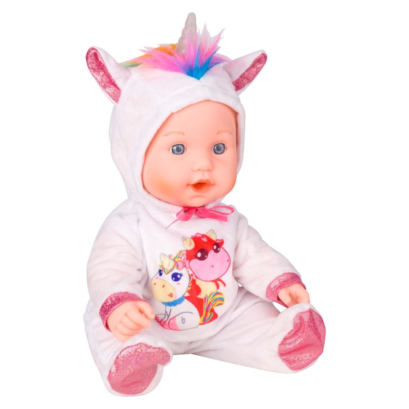 PICCOLA - Muñeca Unicornio Interactivo Blanca Piccola