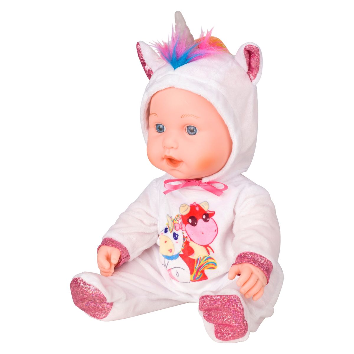 PICCOLA - Muñeca Unicornio Interactivo Blanca Piccola