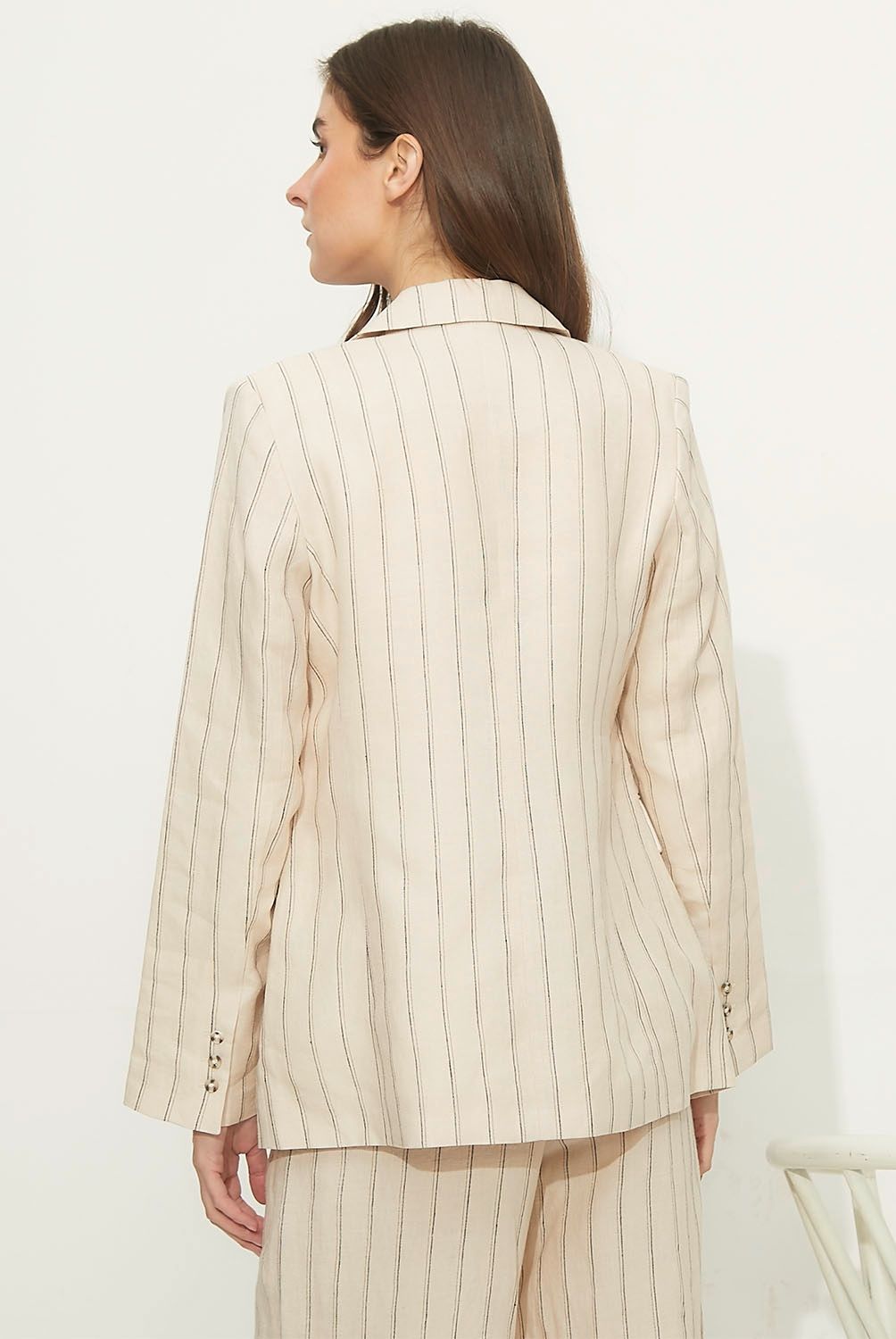 BASEMENT - Blazer Lino Mujer Basement