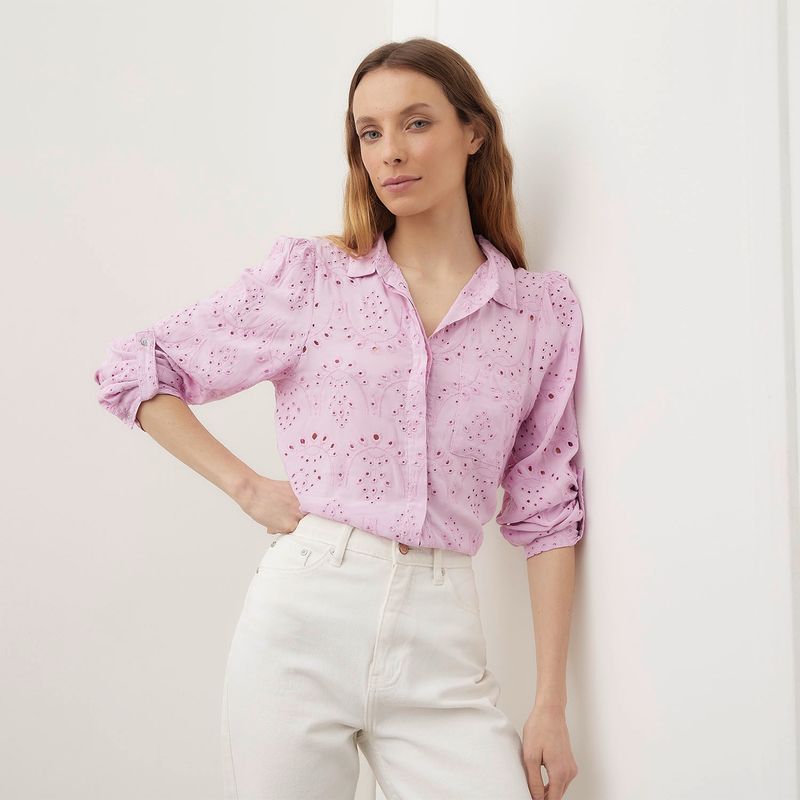BASEMENT - Blusa Manga Larga Mujer Basement