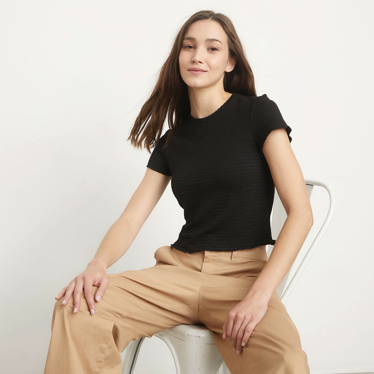 SYBILLA - Polera Manga Corta Mujer Sybilla
