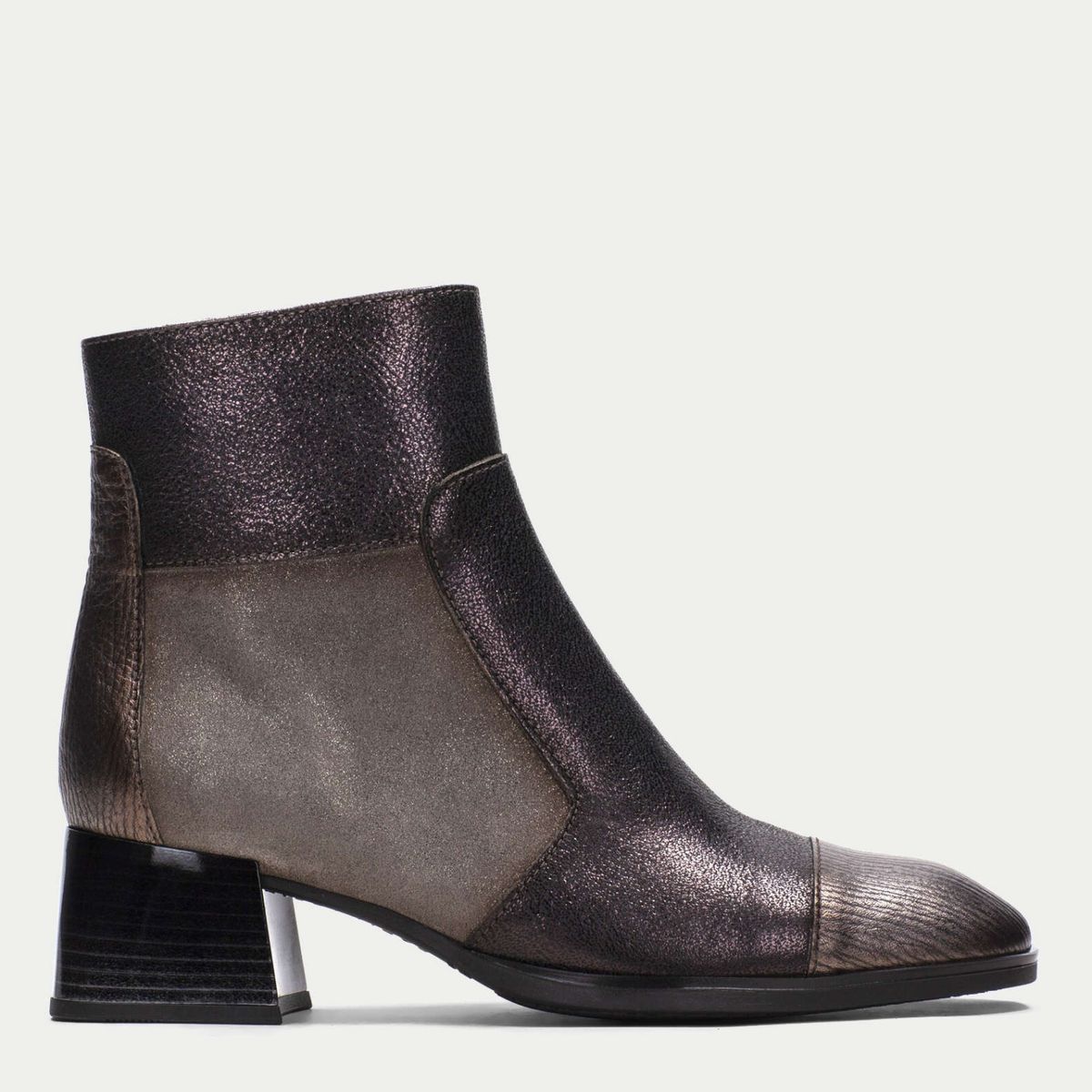 HISPANITAS - Botín Mujer Cuero Negro Hispanitas