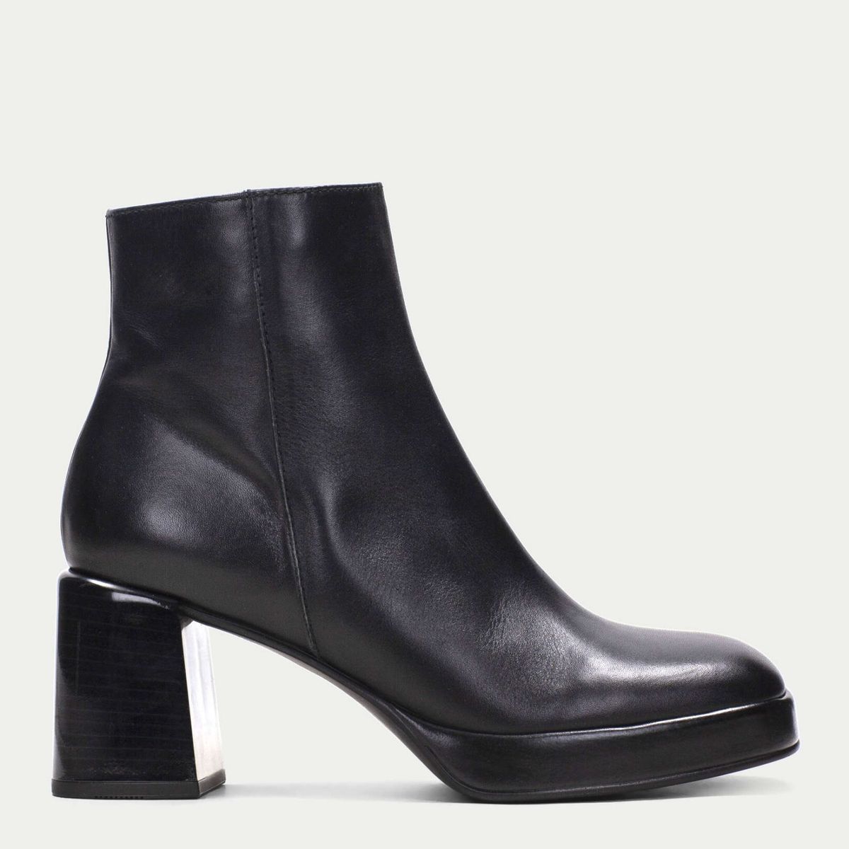 HISPANITAS - Botín Mujer Cuero Negro Hispanitas