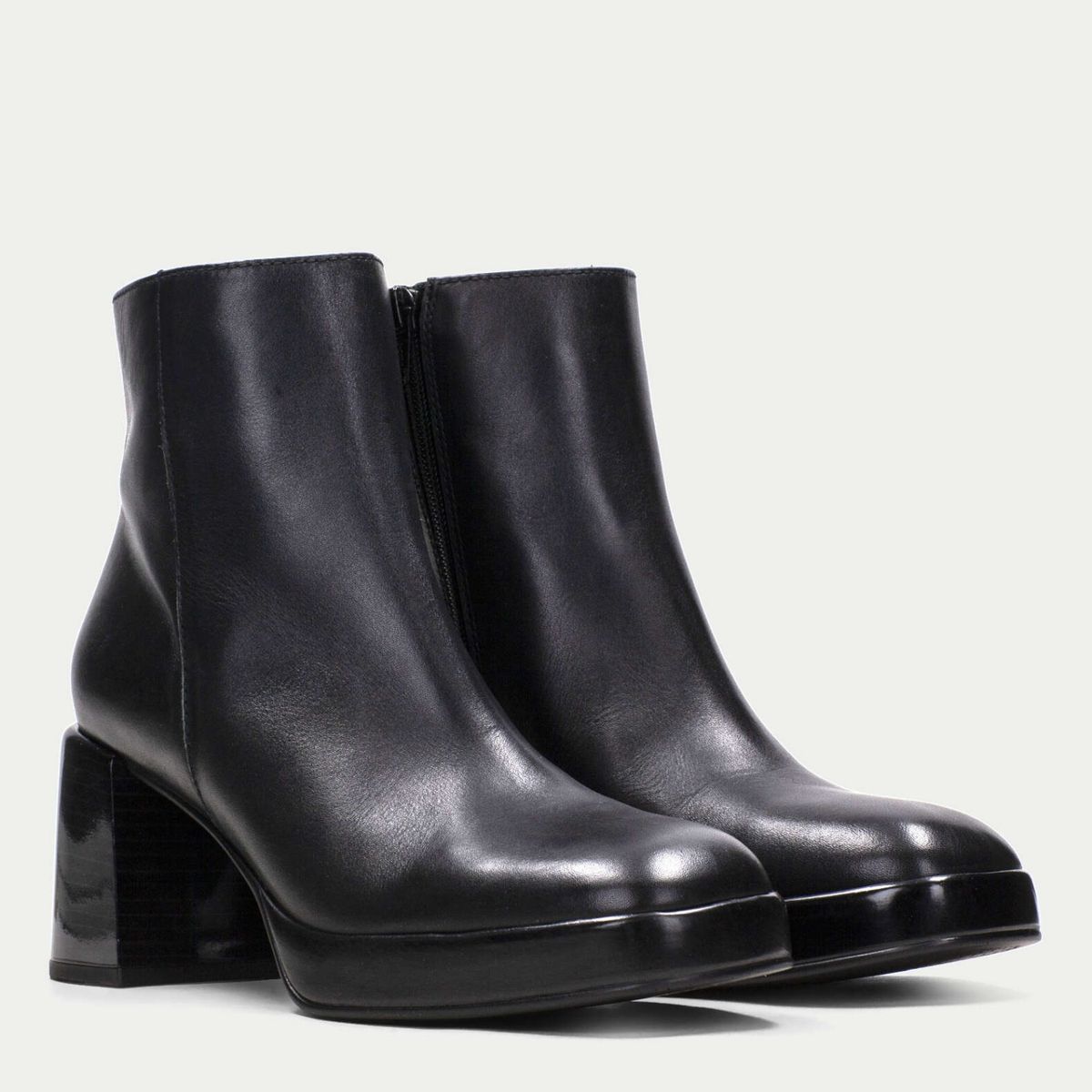 HISPANITAS - Botín Mujer Cuero Negro Hispanitas