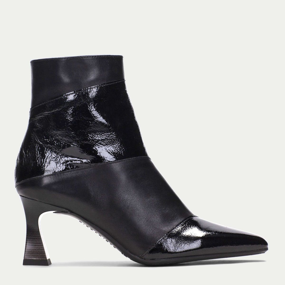 HISPANITAS - Botín Mujer Cuero Negro Hispanitas