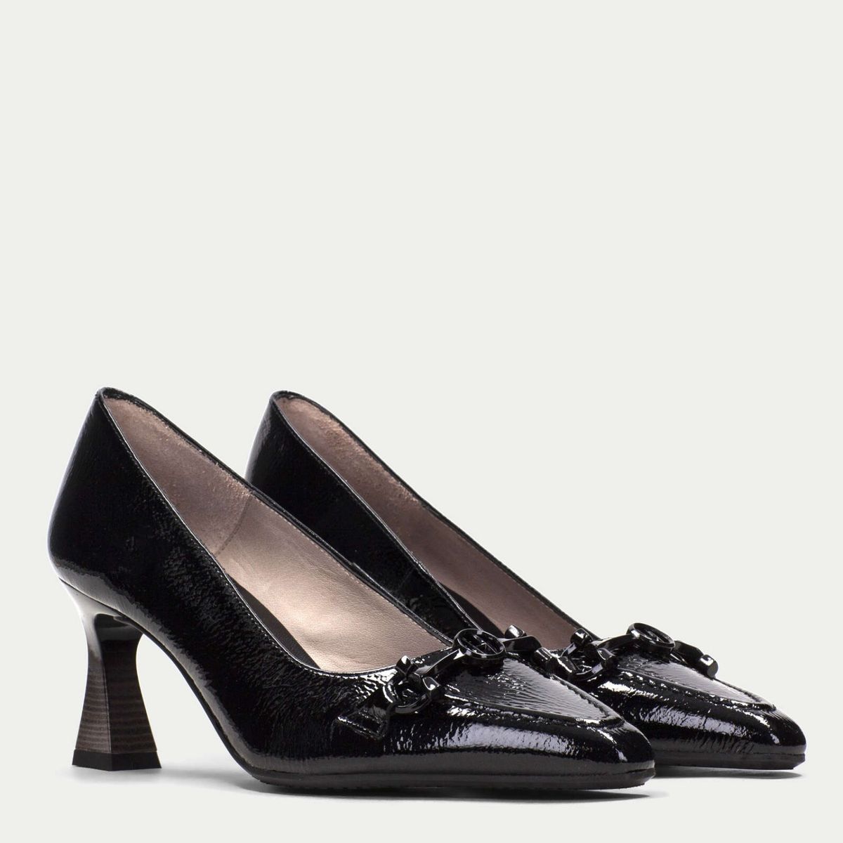 HISPANITAS - Zapato Formal Mujer Cuero Negro Hispanitas