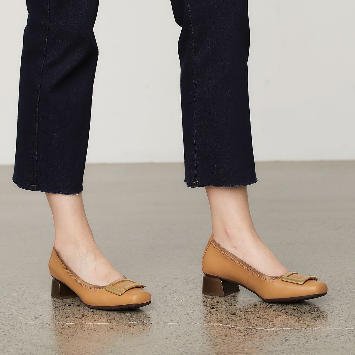 HISPANITAS - Ballerina Mujer Cuero Rojo Hispanitas