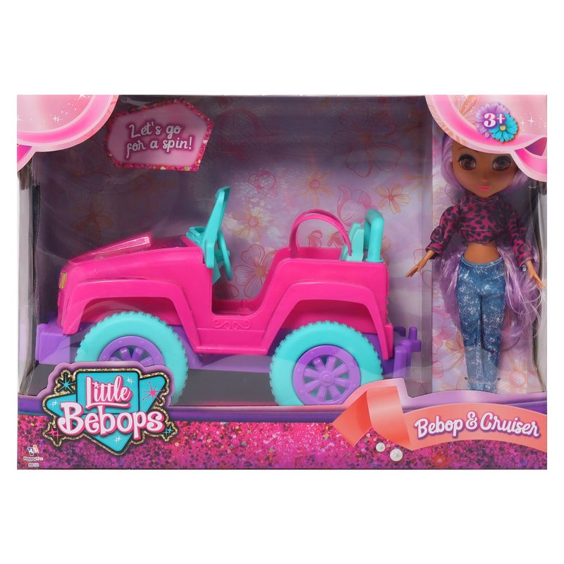 LITTLE BEE - Muñeca Fashion Con Auto Little Bee
