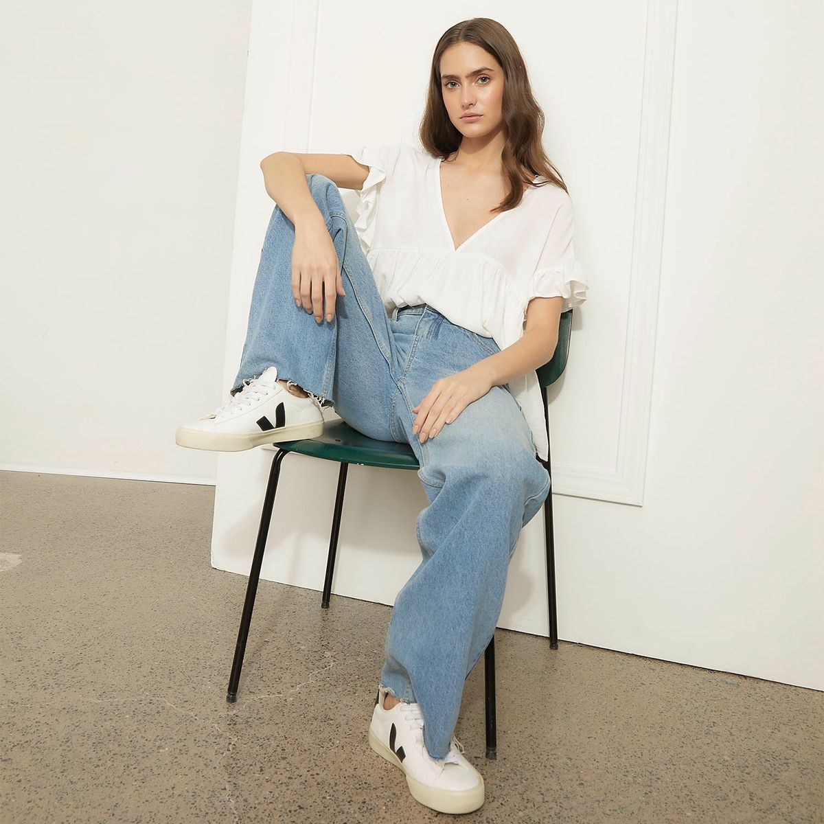 BASEMENT - Blusa Manga Corta Mujer Basement