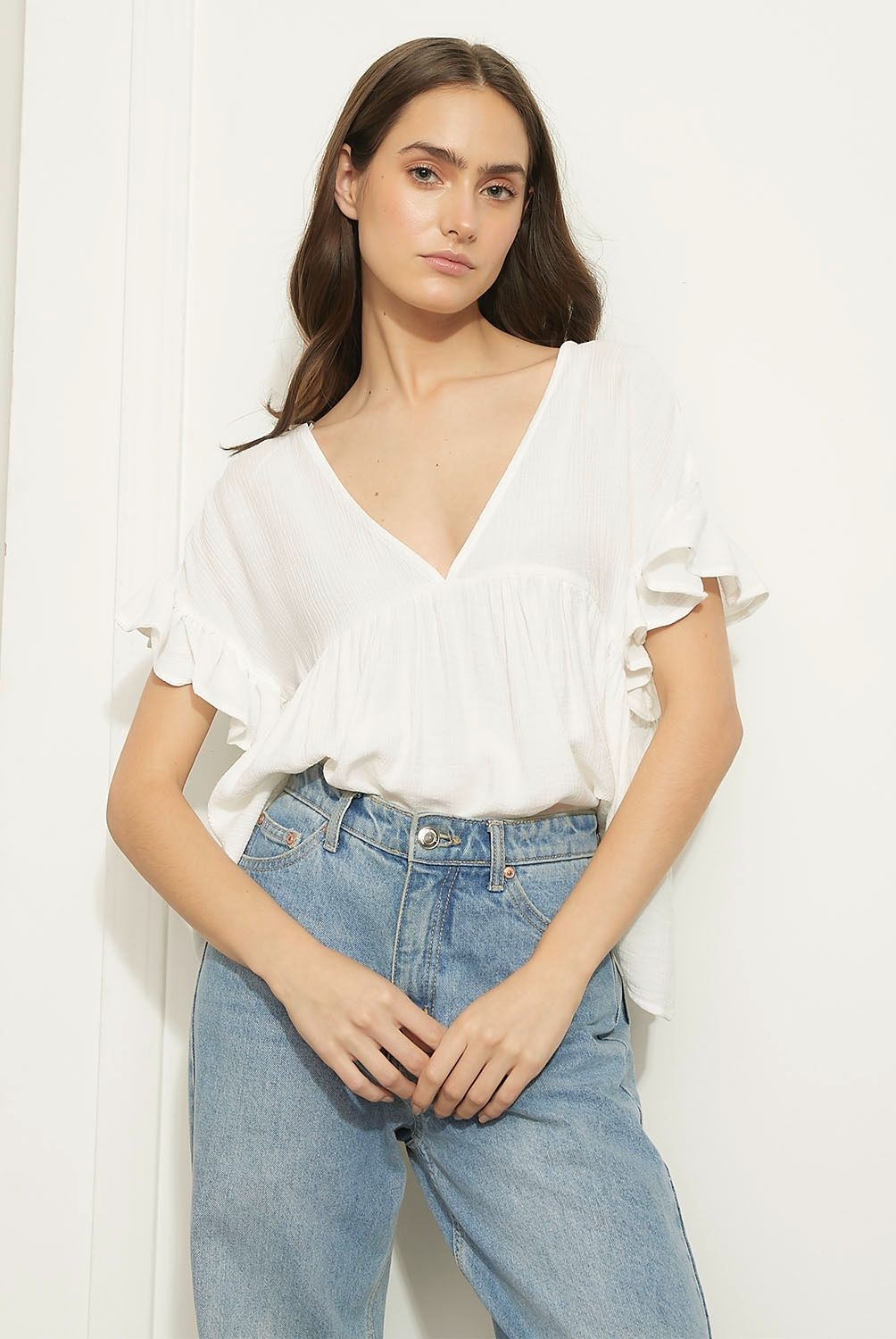 BASEMENT - Blusa Manga Corta Mujer Basement