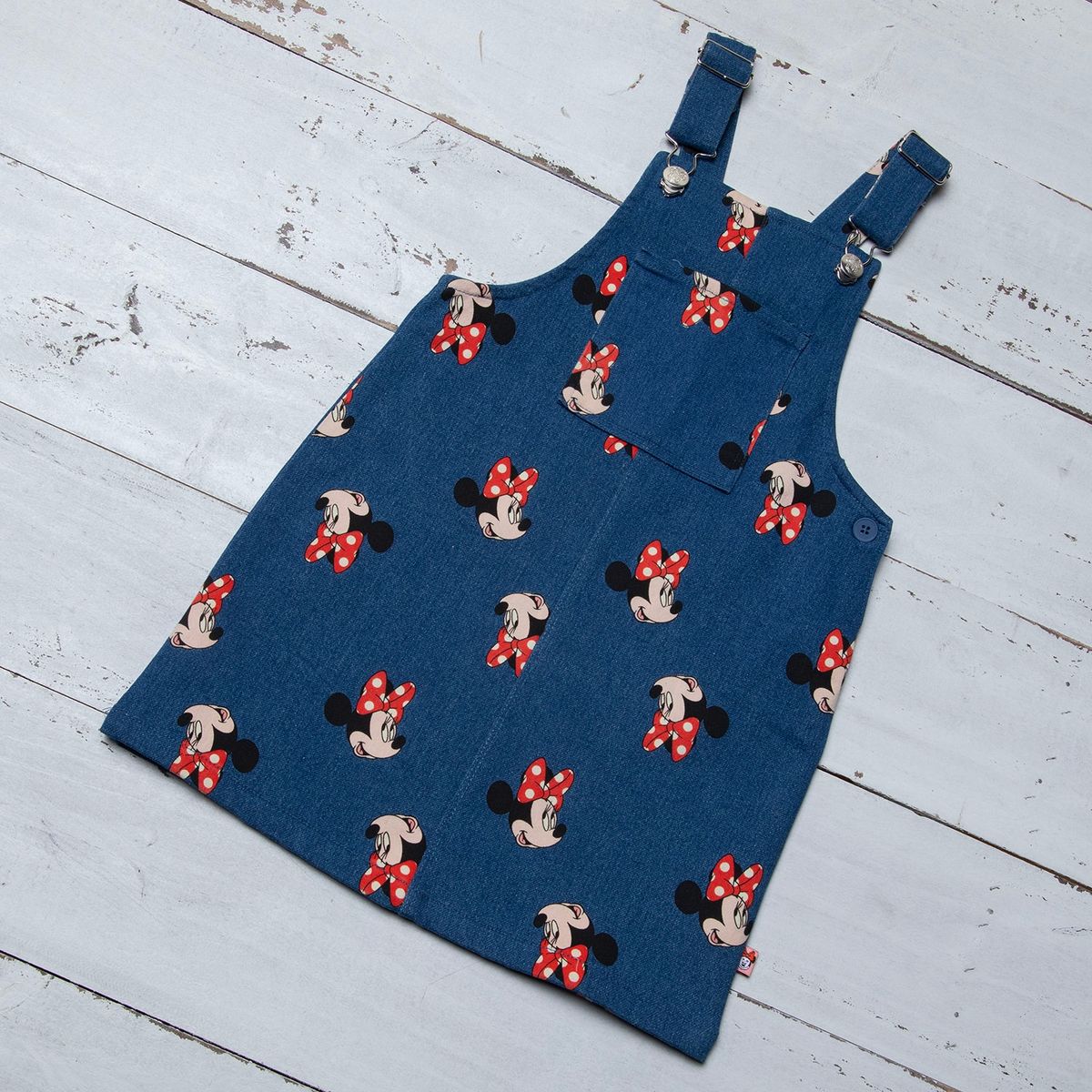MINNIE - Jardinera Algodón Niña Minnie