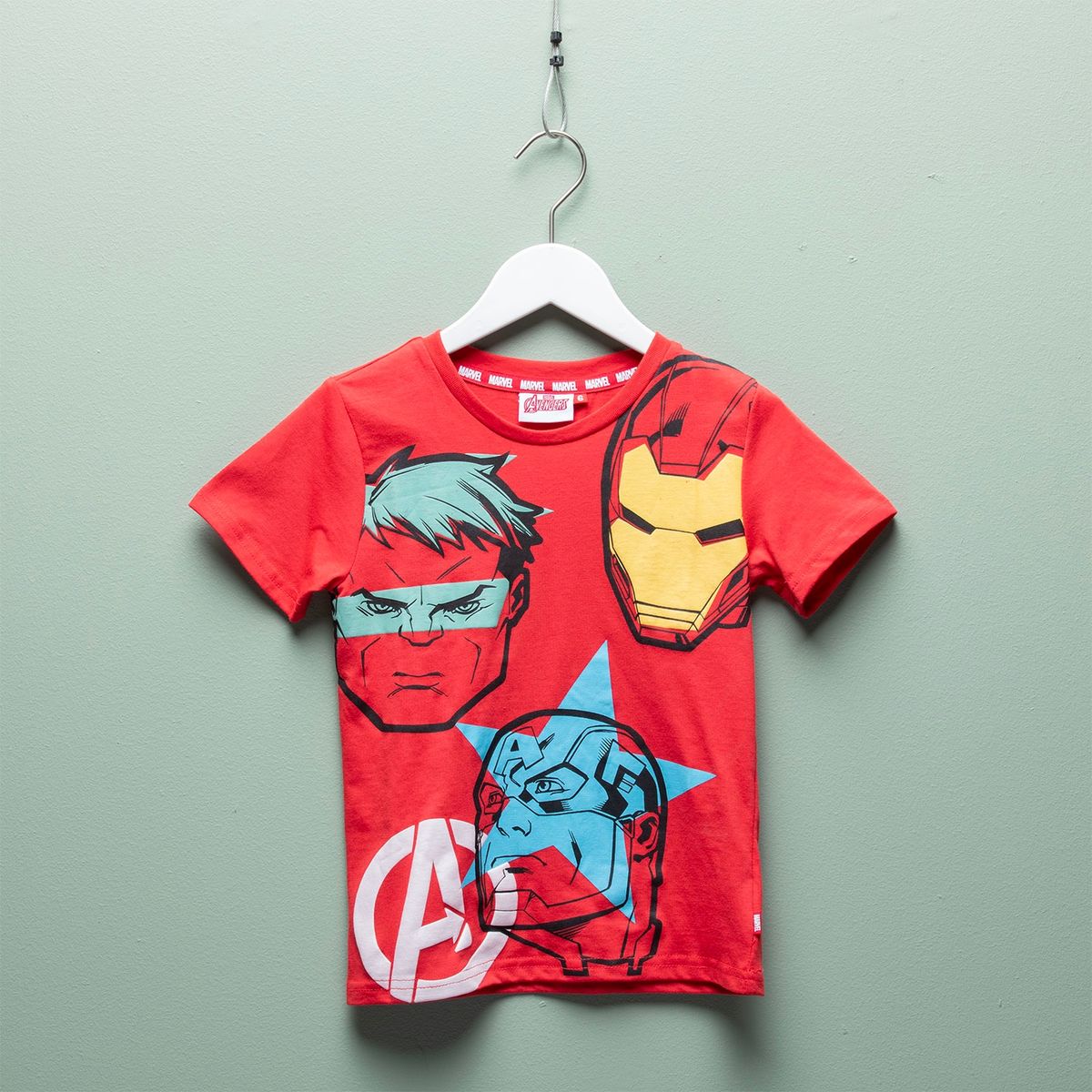 AVENGERS - Polera Algodón Niño Avengers