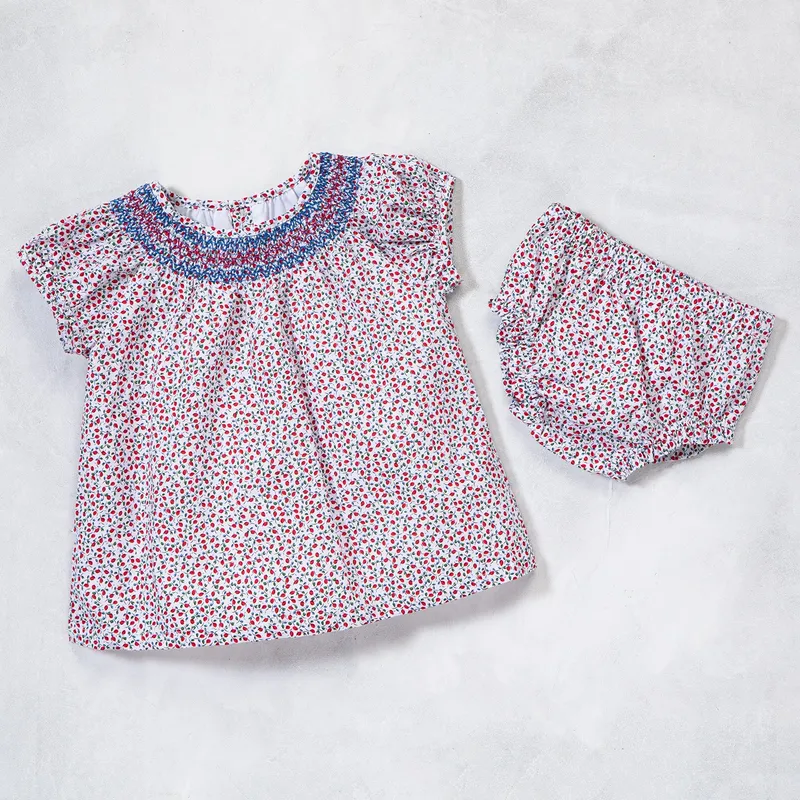 YAMP - Conjunto Formal Algodón Bebé Niña Yamp