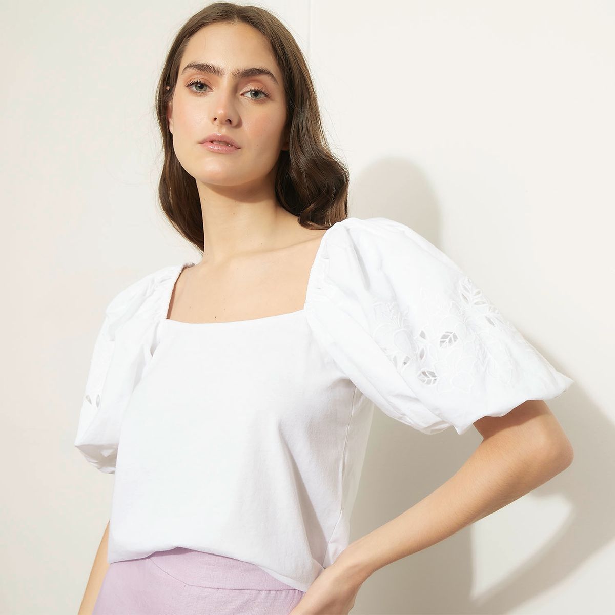 BASEMENT - Polera Casual Mujer Viscosa