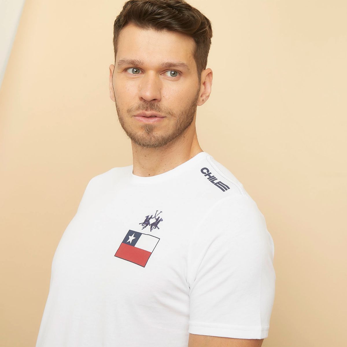 LA MARTINA - Polera Equipo Cuello Redondo Algodón Premium Hombre La Martina