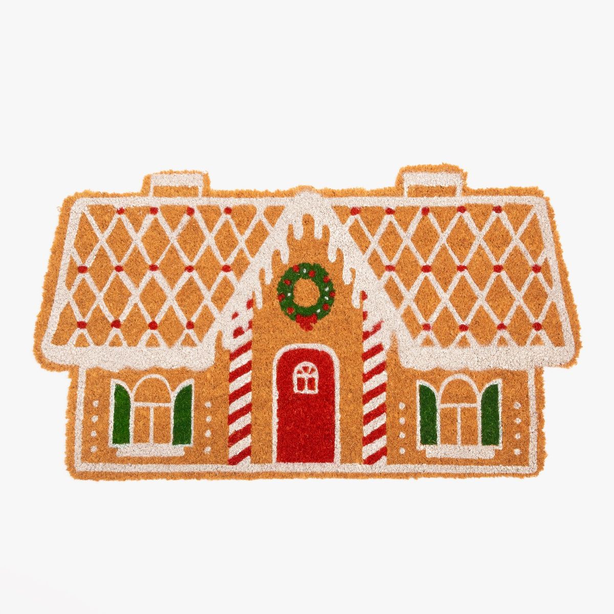 MICA - Tapete Limpia Pies Casa Navidad 40X70 Cm Mica