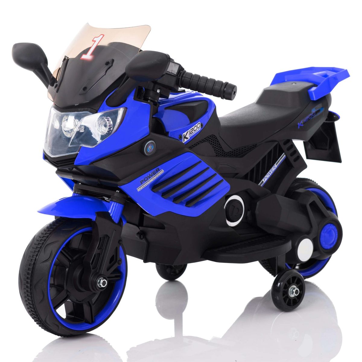 SCOOP - Moto Bat 2 Ruedas 6V Azul Scoop