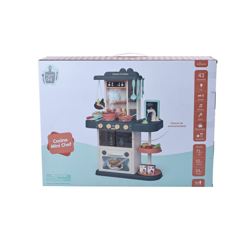 BABY GOOD - Cocina 43Acc Con Vapor Luz Sonido Agua A Baby Good