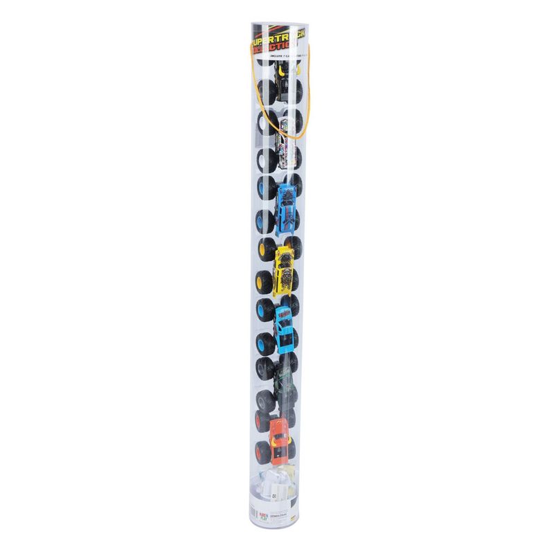 KIDS N PLAY - Tubo Big Wheels 6 Autos Y 14 Accesorios Kids N Play