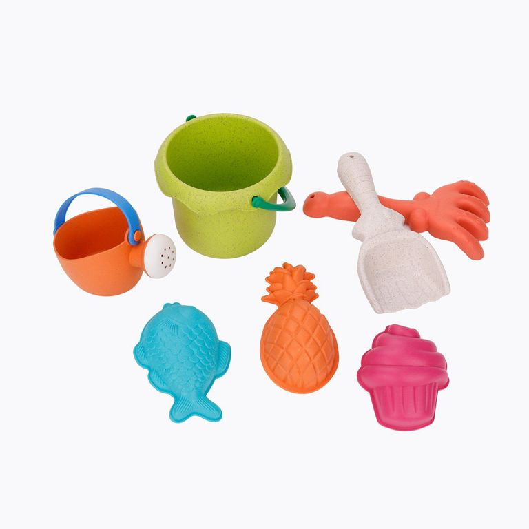 KIDS N PLAY Set De Playa Balde Y 6 Accesorios