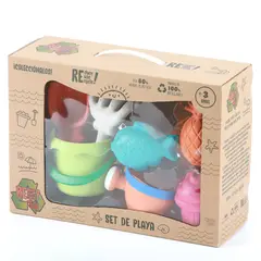 KIDS N PLAY - Set Organico Balde Y 6 Accesorios