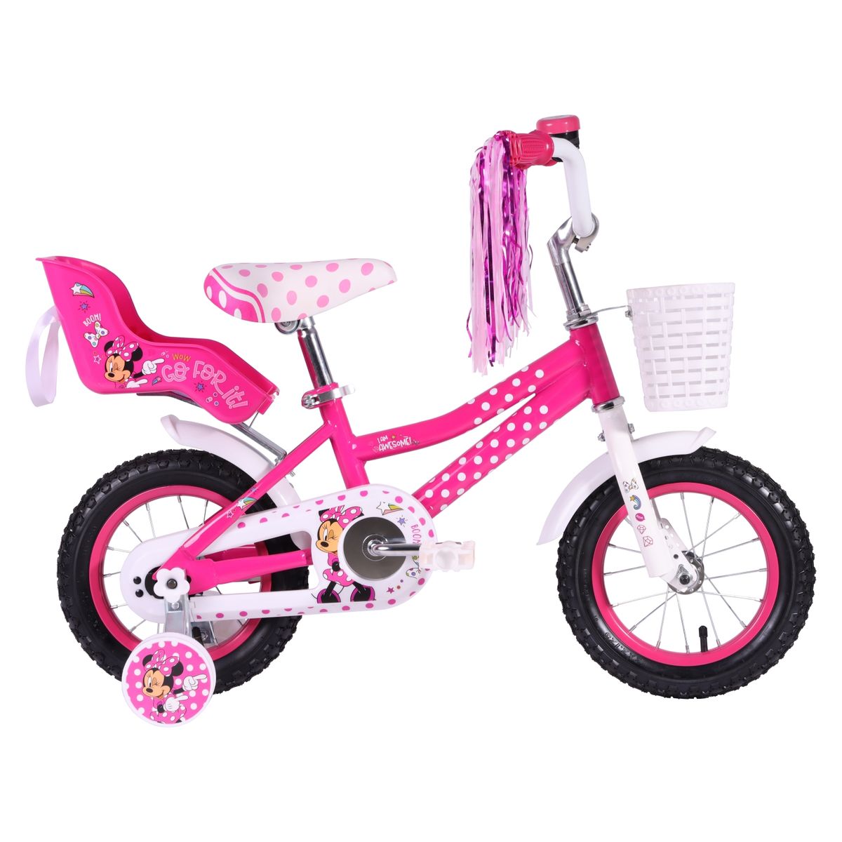 DISNEY - Bicicleta Infantil Minie Aro 12 Niña Disney