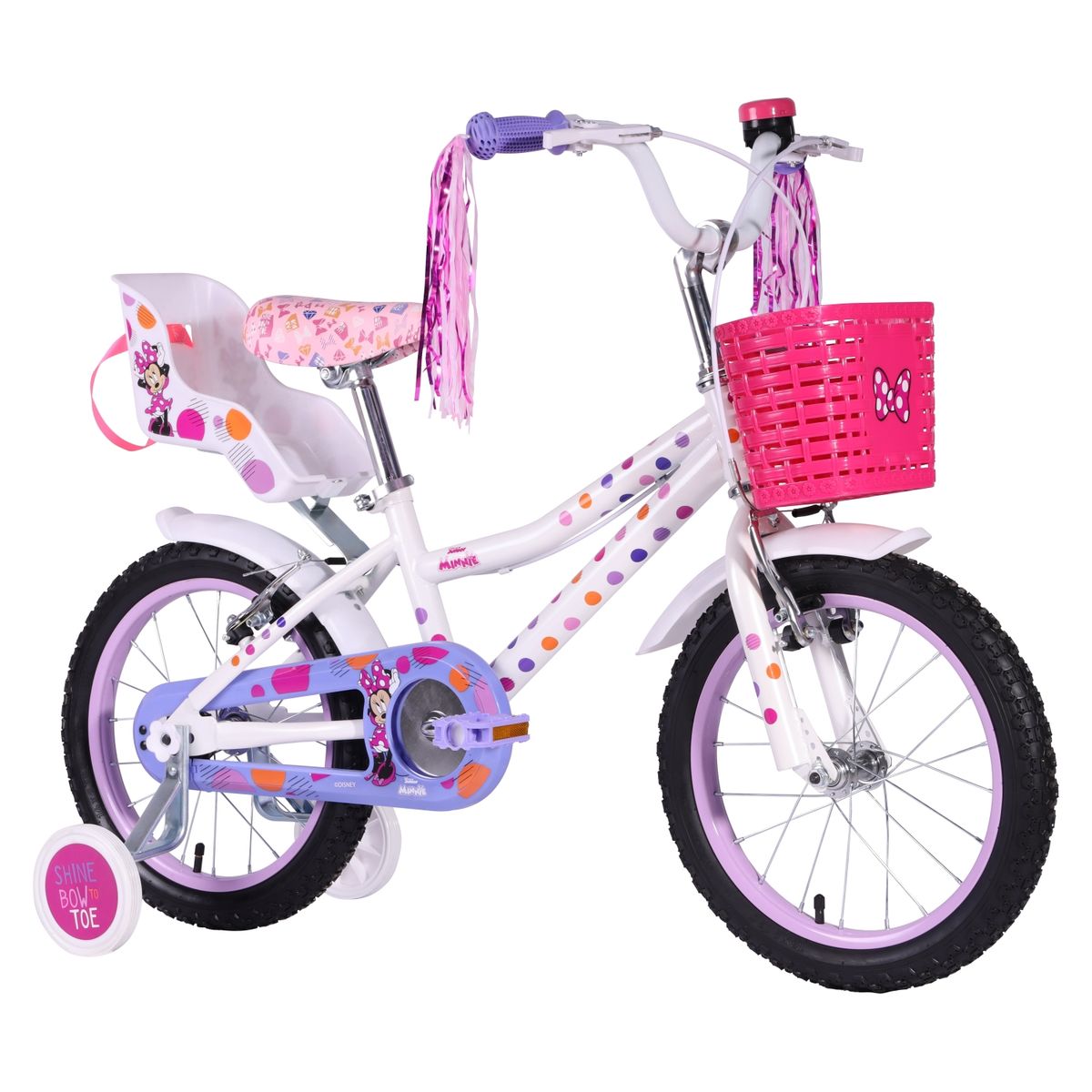 DISNEY - Bicicleta Infantil Minnie Aro 16 Niña Disney