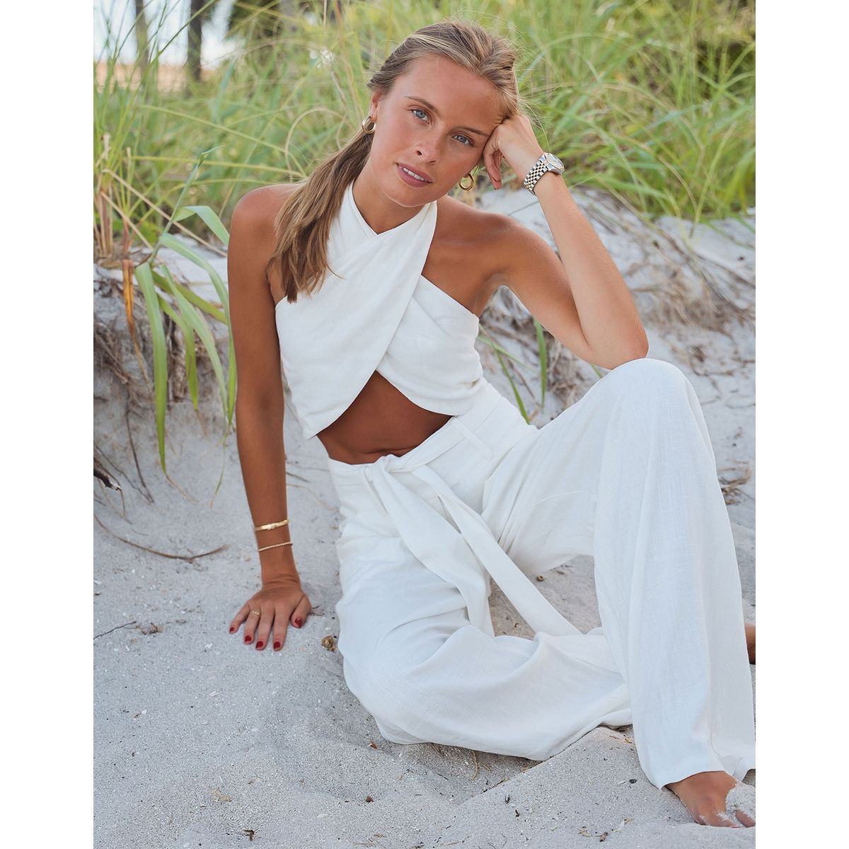 SYBILLA - Blusa Sin Mangas Mujer Paula Mekis para Sybilla