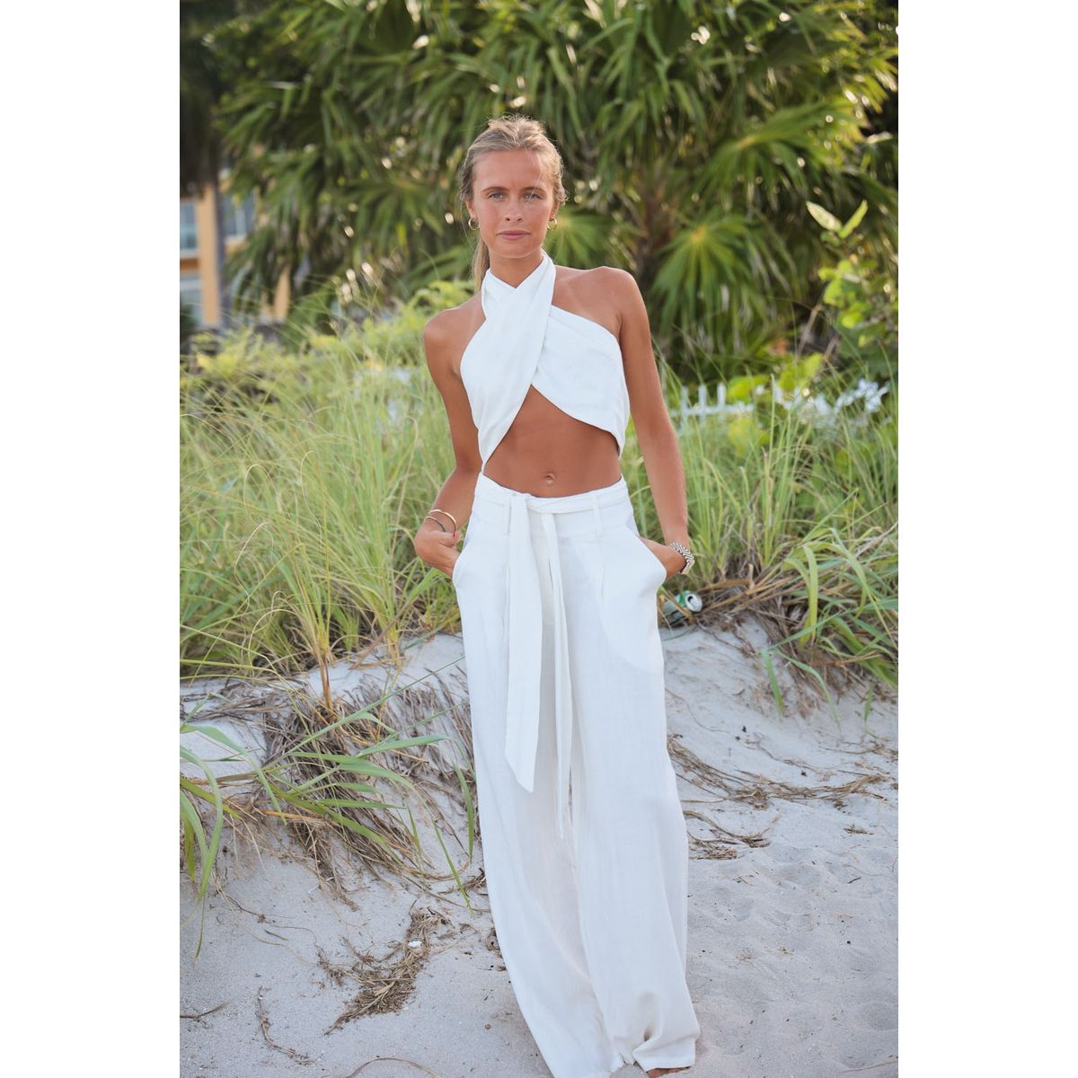 SYBILLA - Pantalon Mujer Paula Mekis para Sybilla